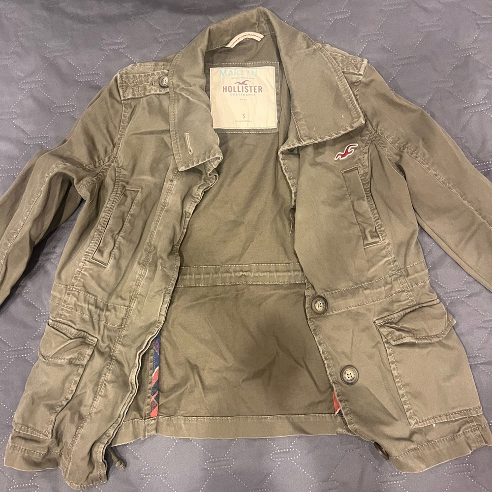 Hollister Brownish Green Jacket